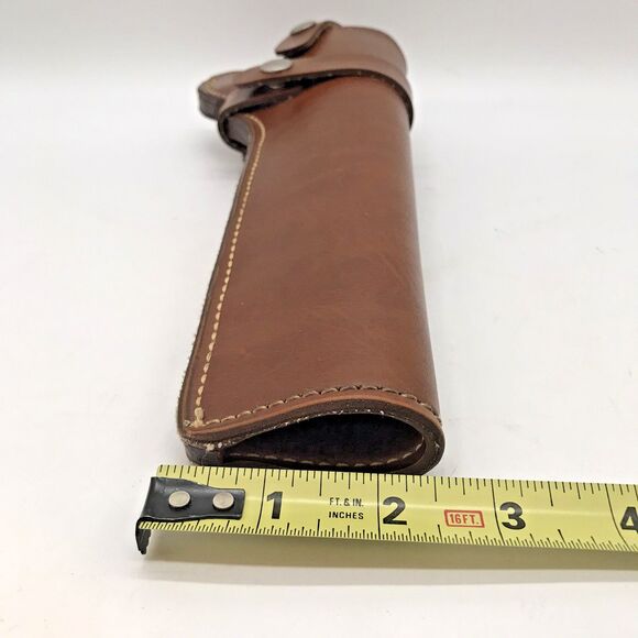 Smith & Wesson 19-38 Brown Leather Holster (See Photos) RHD Revolver Carry Case - Picture 13 of 16